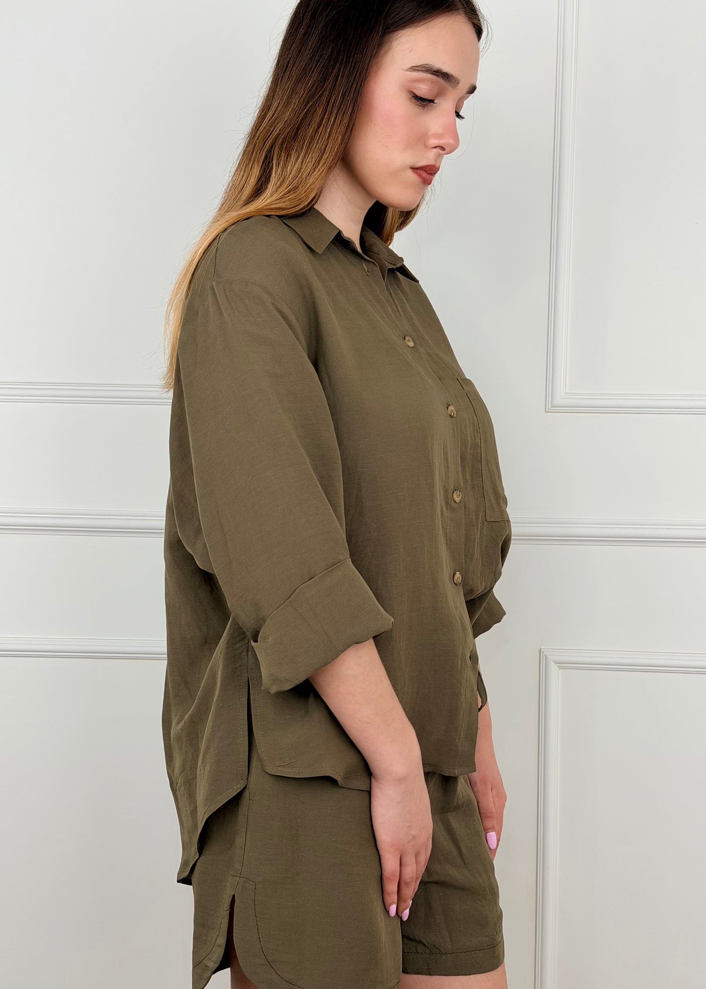 26C5369 - TENSIONE IN COMPLETO BERMUDA E CAMICIA