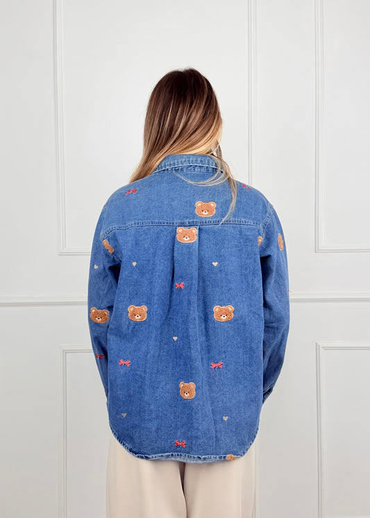MF3088 - CAMICIA ORSETTI DENIM