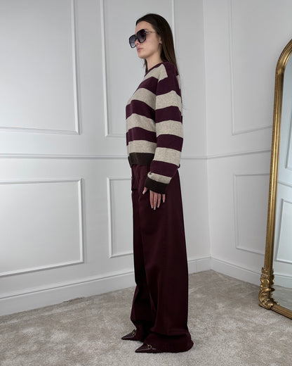 CJ12707 - TENSIONE IN PANTALONE PALAZZO TASCHINI