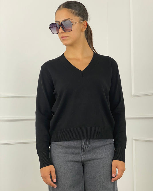 A16980 - MAGLIA SCOLLO A V