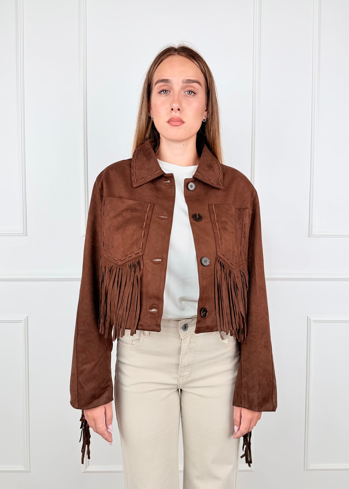 V11125 - GIACCA EFFETTO SUEDE
