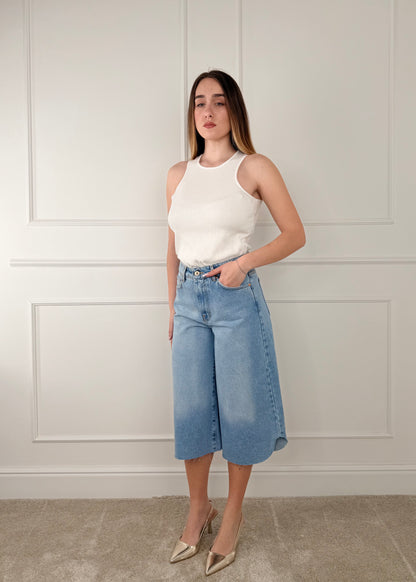 CJ12730 - TENSIONE IN BERMUDA IN DENIM