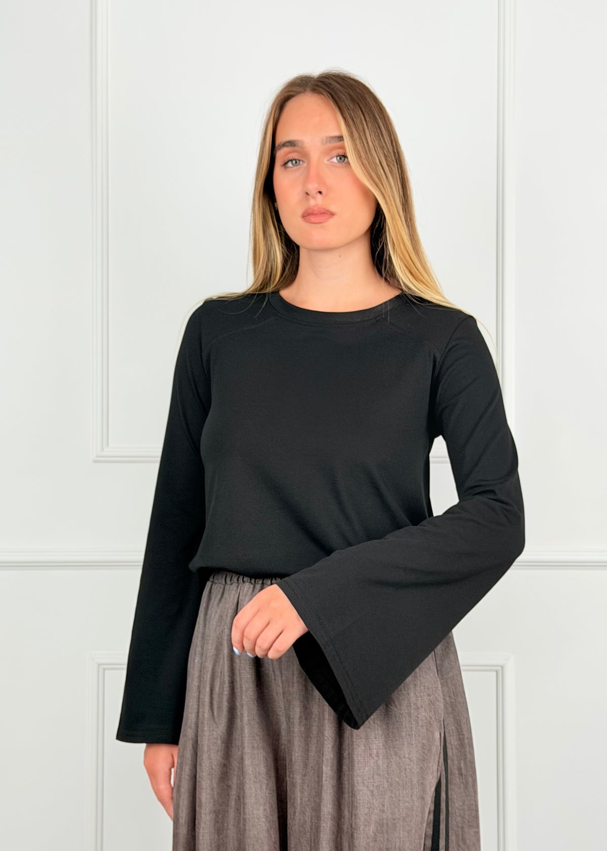 OG02317 - MY-D T-SHIRT MANICA LUNGA A CAMPANA