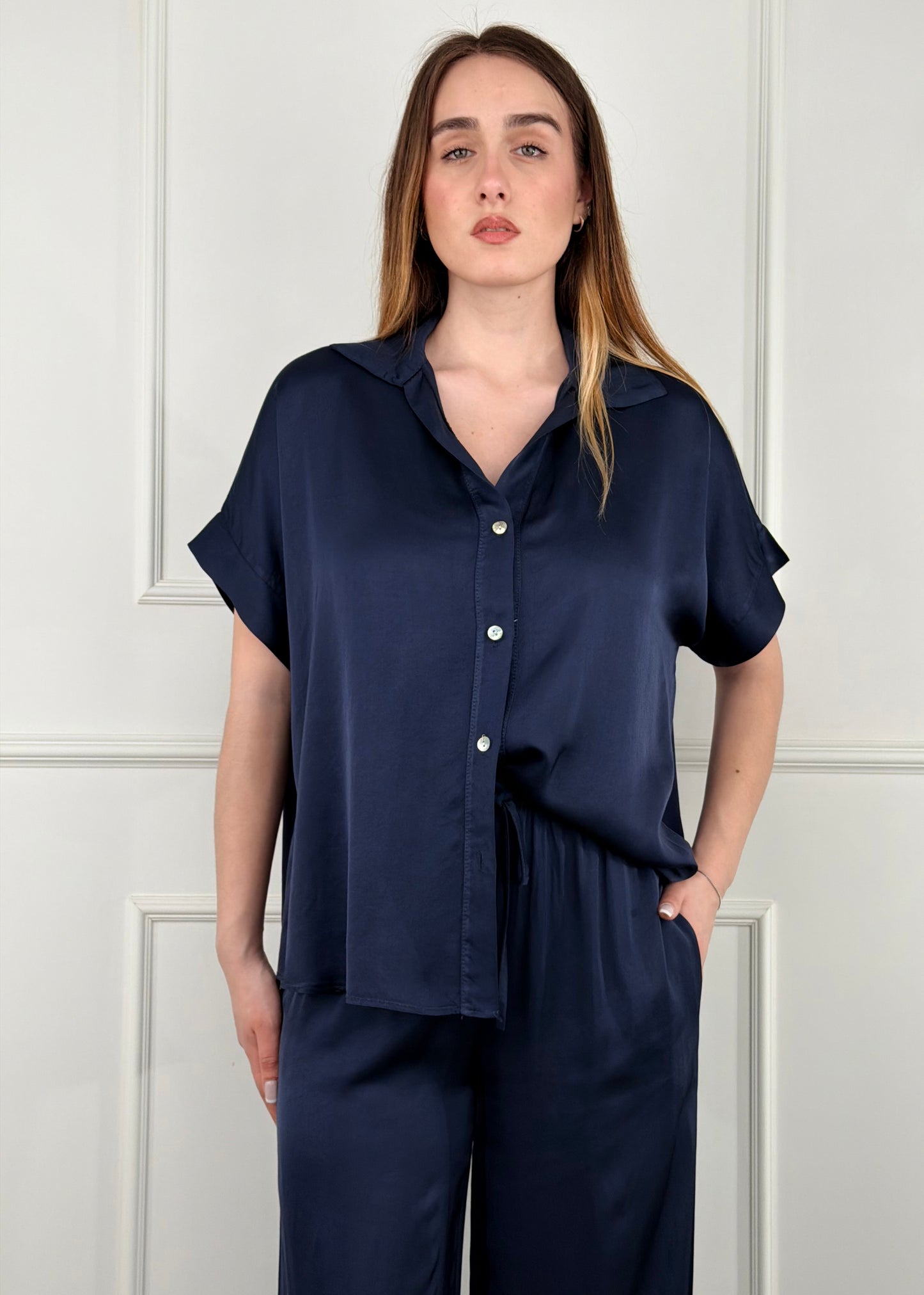 5685 - CAMICIA MEZZA MANICA IN VISCOSA