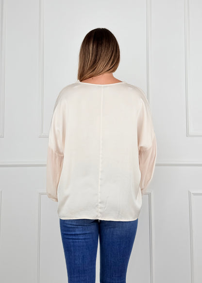60004WF • BLUSA BIMATERICA SCOLLO A V GIORGIA & J.