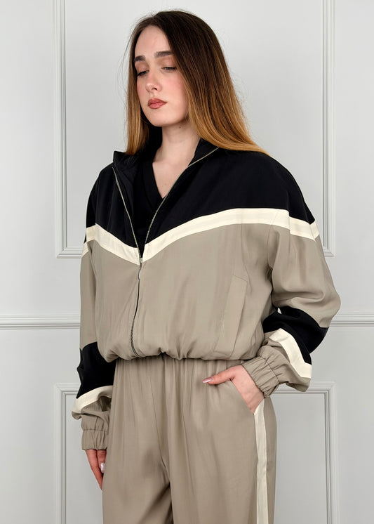 26B4568 - TENSIONE IN BOMBER IN CUPRO DI VISCOSA BIC