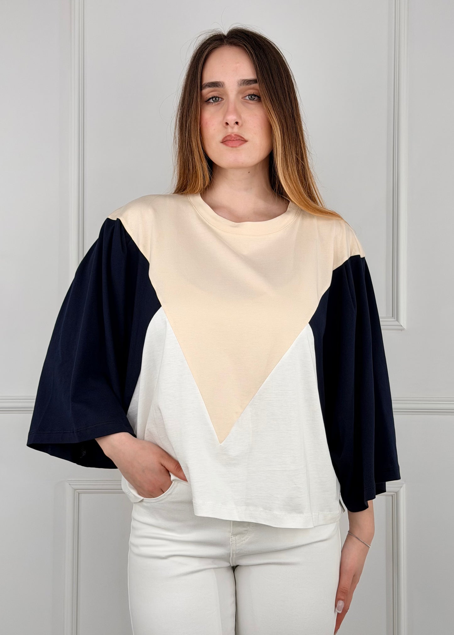 PE260181 - TENSIONE IN T-SHIRT MANICA PIPISTRELLO