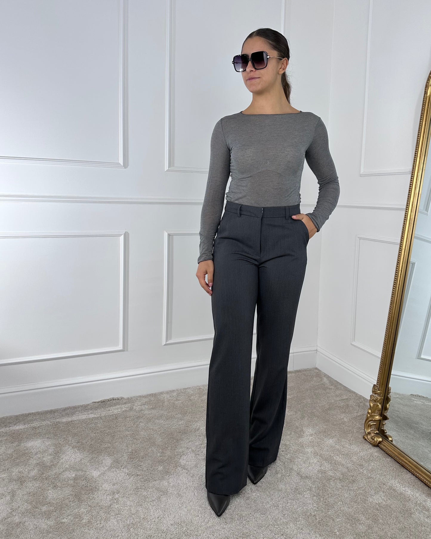 U19844 - BREND PANTALONE GAMBA DRITTA