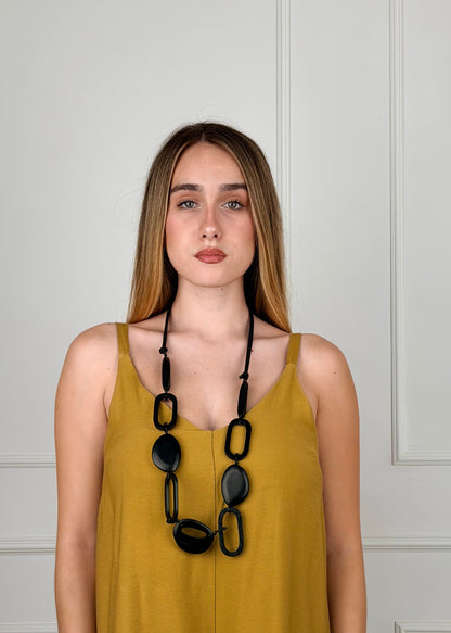 CLN • COLLANA  CERCHI NERI