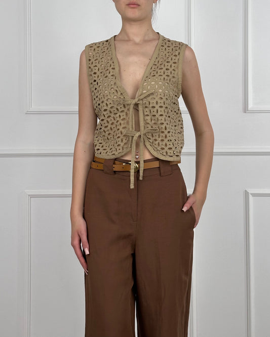 N1629 - N1629 GILET TRAFORATO