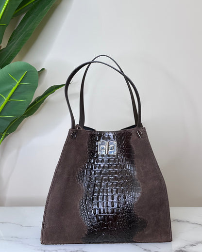 BRS48798 BORSA VERA PELLE