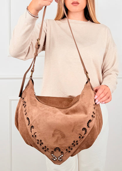 BRS. BORSA RICAMI - EFFETTO SUEDE