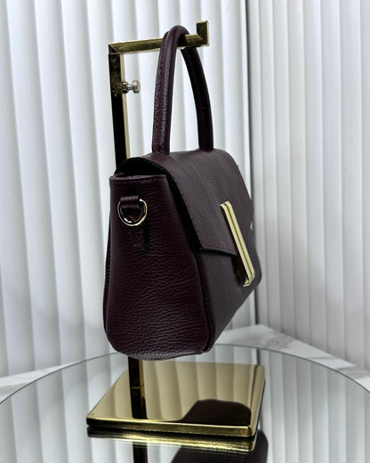 BRS548 BORSA VERA PELLE A MANO