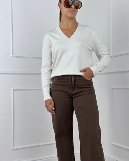 A16980 - MAGLIA SCOLLO A V