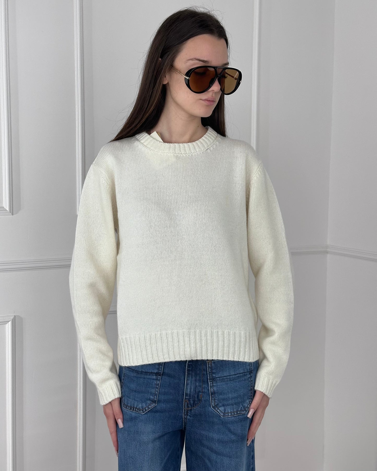 L102572 - BREND MAGLIA MISTO LANA E CASHMERE