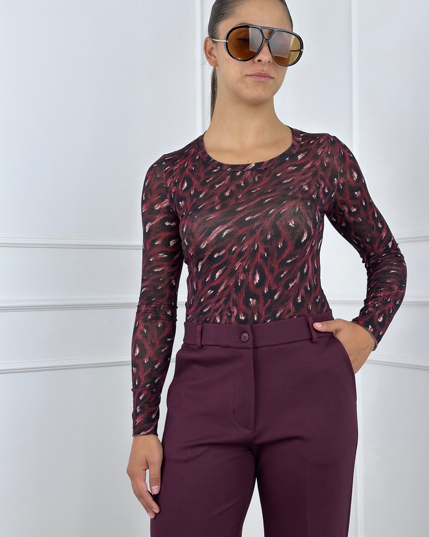 82749 - MAGLIA MISTO CASHMERE FANTASIA