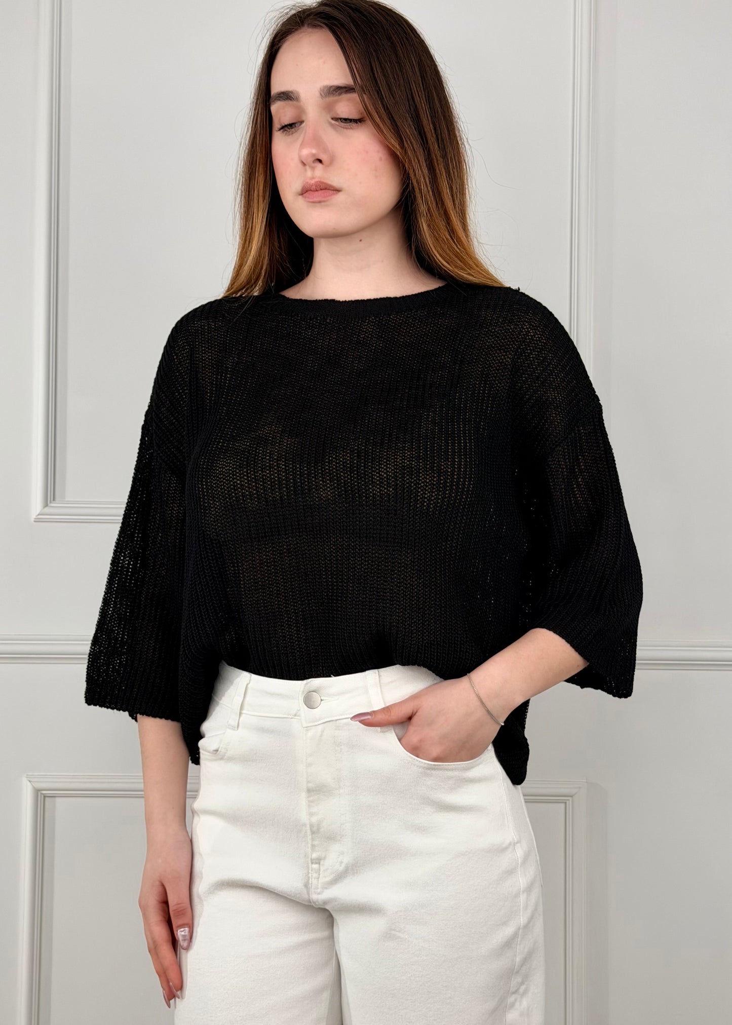 XL25233 - TENSIONE IN MAGLIA IN FILO DI VISCOSA