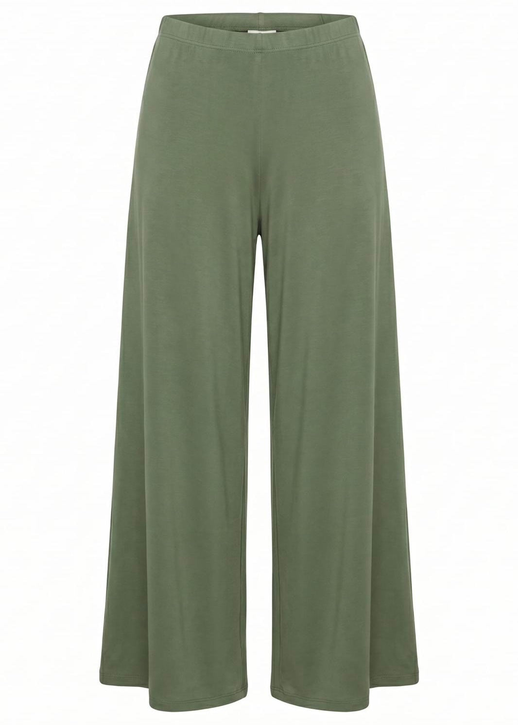 F63953 - BREND PANTALONE PALAZZO IN JERSEY DI VISCOSA