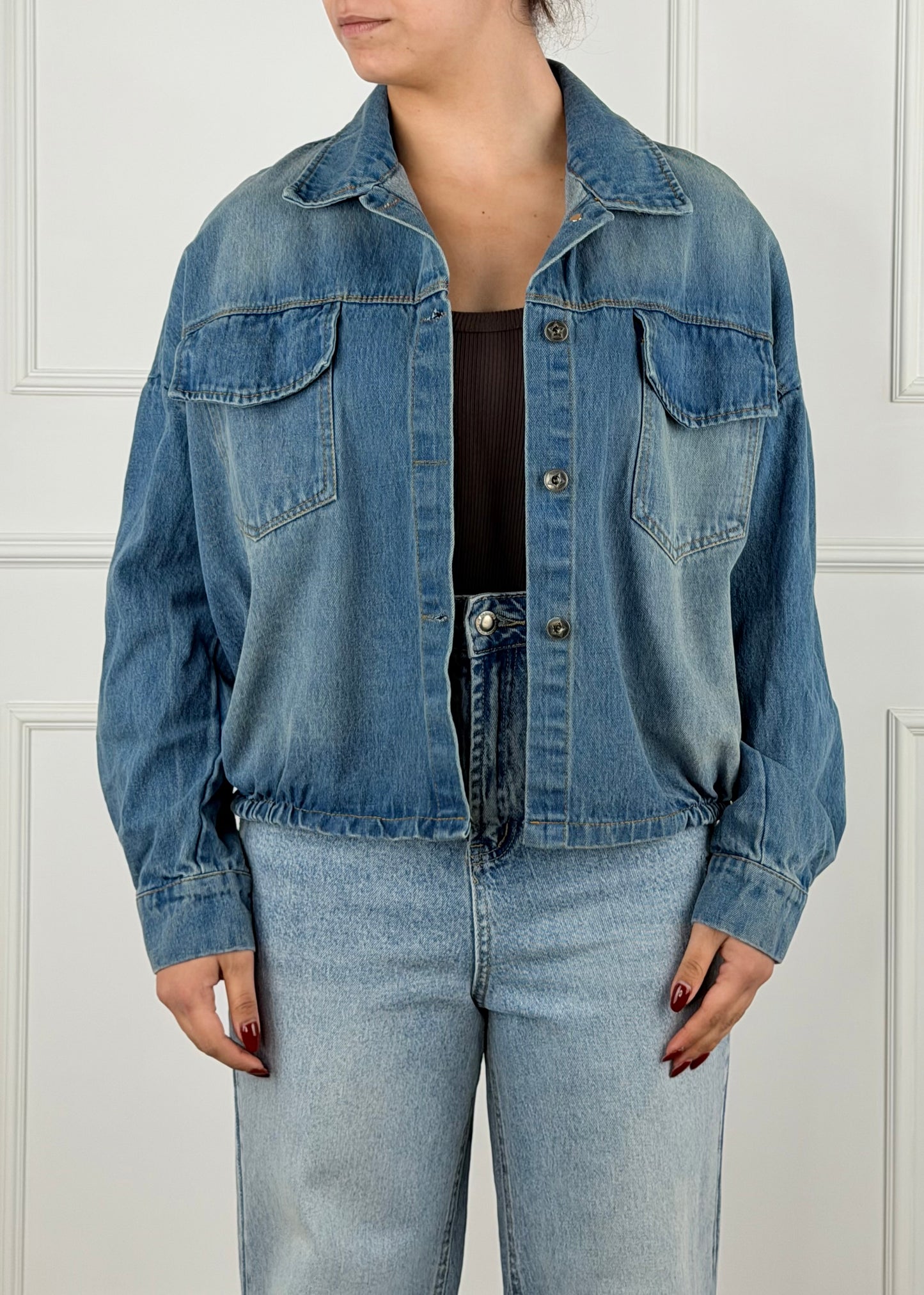 20809 - BOMBER IN DENIM