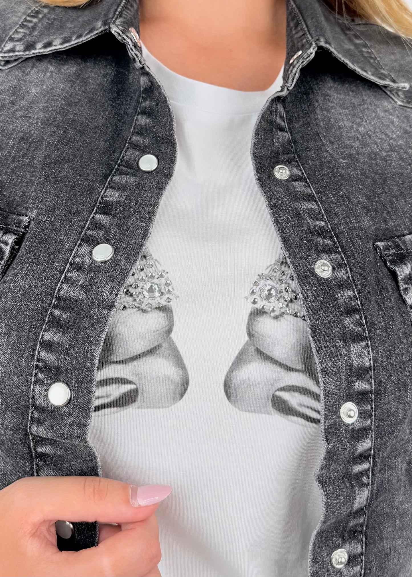 N129186A27 - BREND CAMICIA IN DENIM