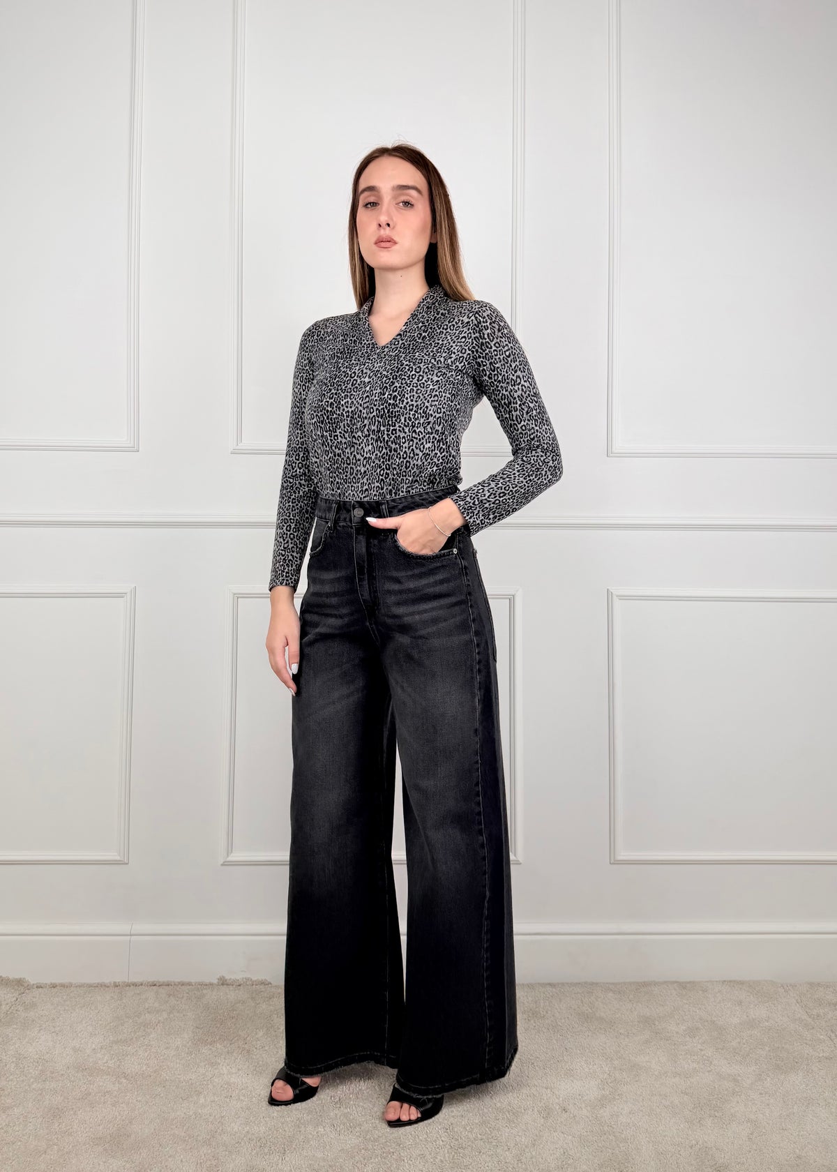 GIUSIZANTE - TENSIONE IN DENIM NERO