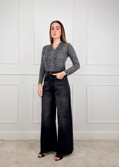 GIUSIZANTE - TENSIONE IN DENIM NERO