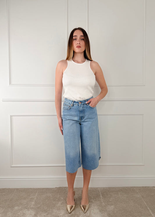 CJ12730 - TENSIONE IN BERMUDA IN DENIM
