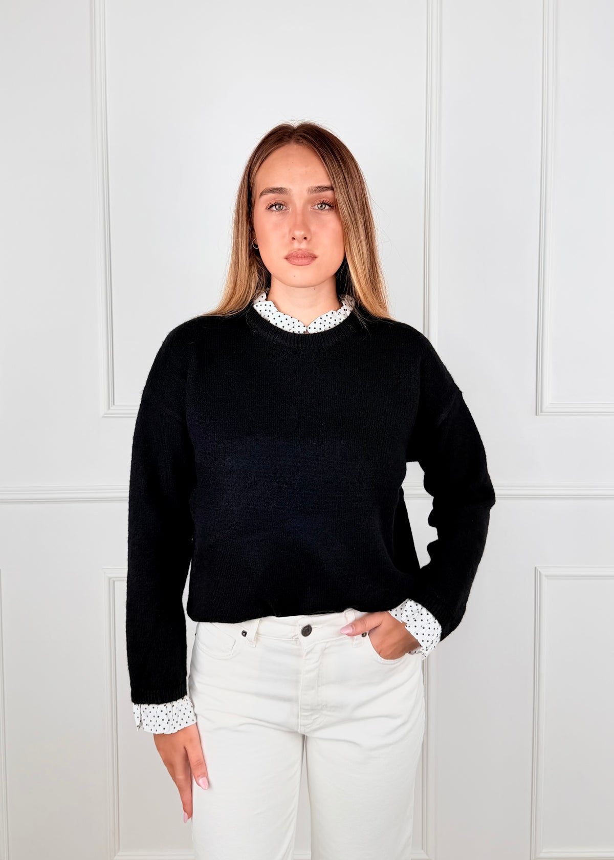 BD200A - MAGLIA DETTAGLIO POIS