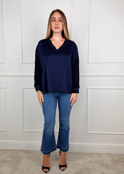 60004WF • BLUSA BIMATERICA SCOLLO A V GIORGIA & J.