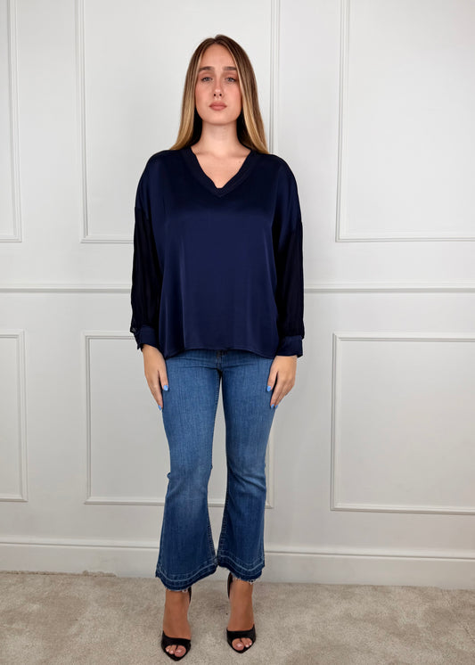 60004WF • BLUSA BIMATERICA SCOLLO A V GIORGIA & J.