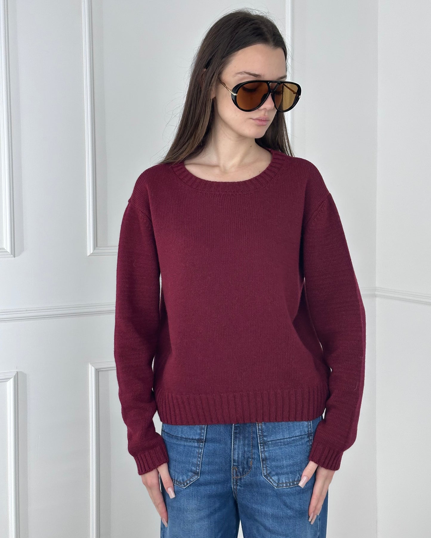 L102572 - BREND MAGLIA MISTO LANA E CASHMERE