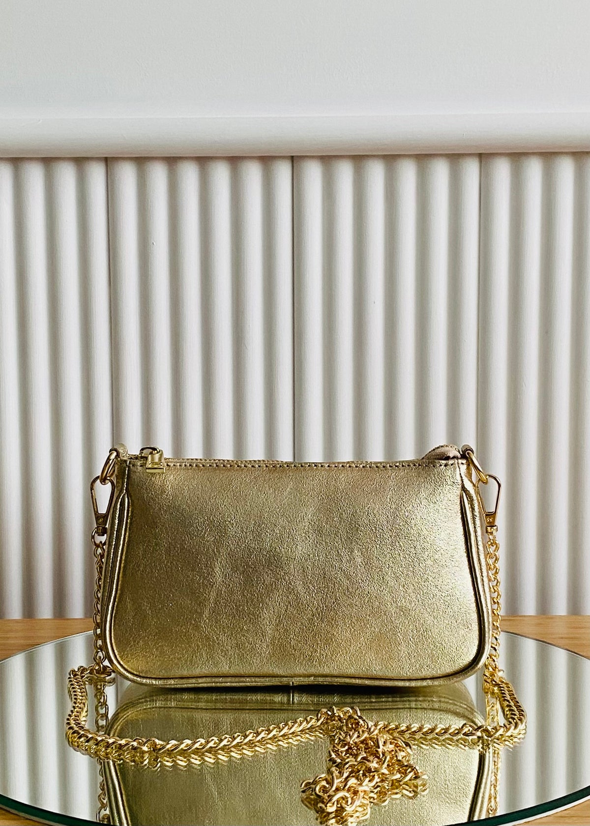 BRS • BORSA CAROL VERA PELLE CON TRACOLLA