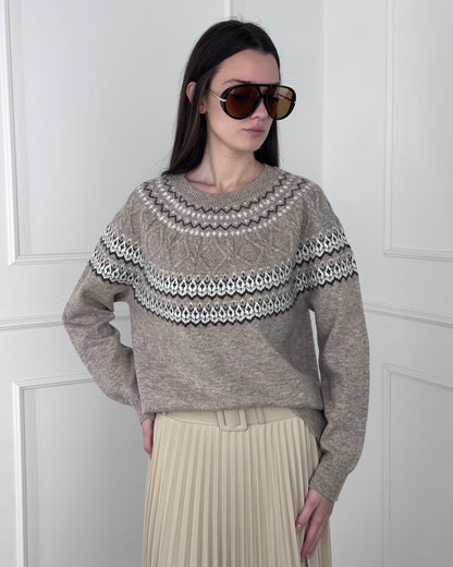 P1262 - MAGLIA MISTO LANA