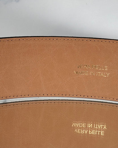 CNT34 CINTURA VERA PELLE