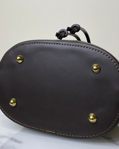 BRS487 - BORSA SECCHIELLO VERA PELLE