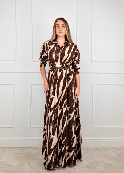 NC8339 - MY-D ABITO  ANIMALIER STRIATO