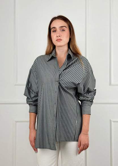 NA7531 - MY-D CAMICIA CON DOPPIA ABBOTTONATURA
