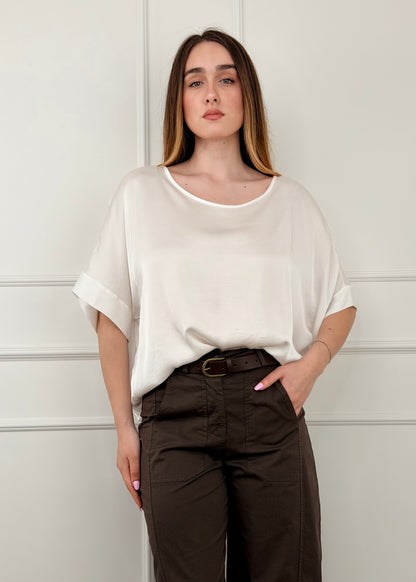 G434B05Q - TENSIONE IN BLUSA IN VISCOSA CON BOTTONI