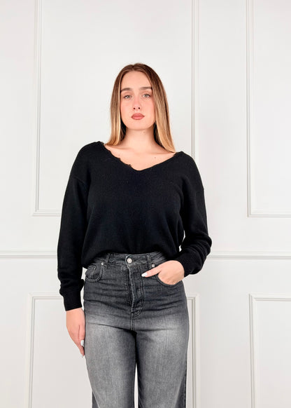D82664 TENSIONE IN MAGLIA CON PIZZO