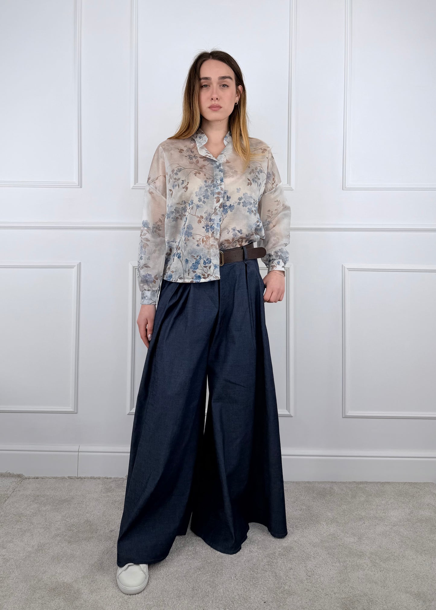 33670 - GONNA PANTALONE IN DENIM