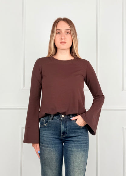 OG02317 - MY-D T-SHIRT MANICA LUNGA A CAMPANA