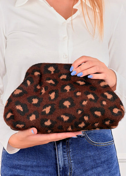 P1110 BRS BORSA COZY MACULATO • PELUCHOSA MORBIDA