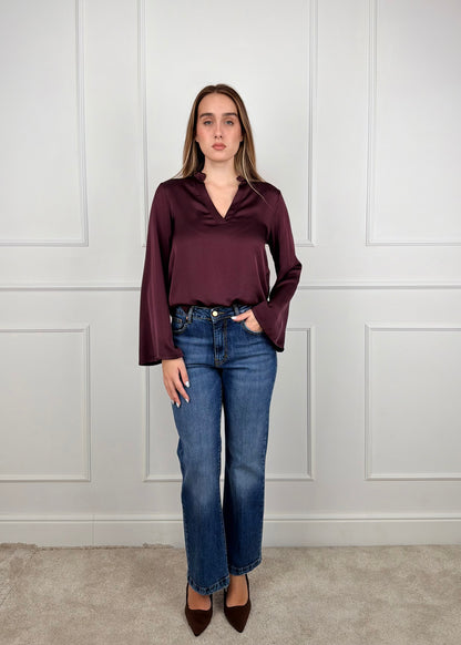 F2207B22R - TENSIONE IN BLUSA IN VISCOSA