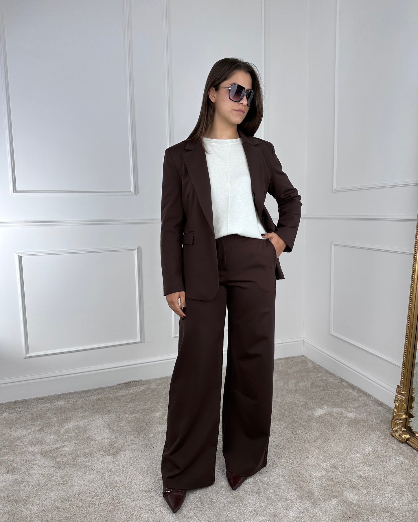 26P1305 - TENSIONE IN PANTALONE PALAZZO PUNTO MILANO