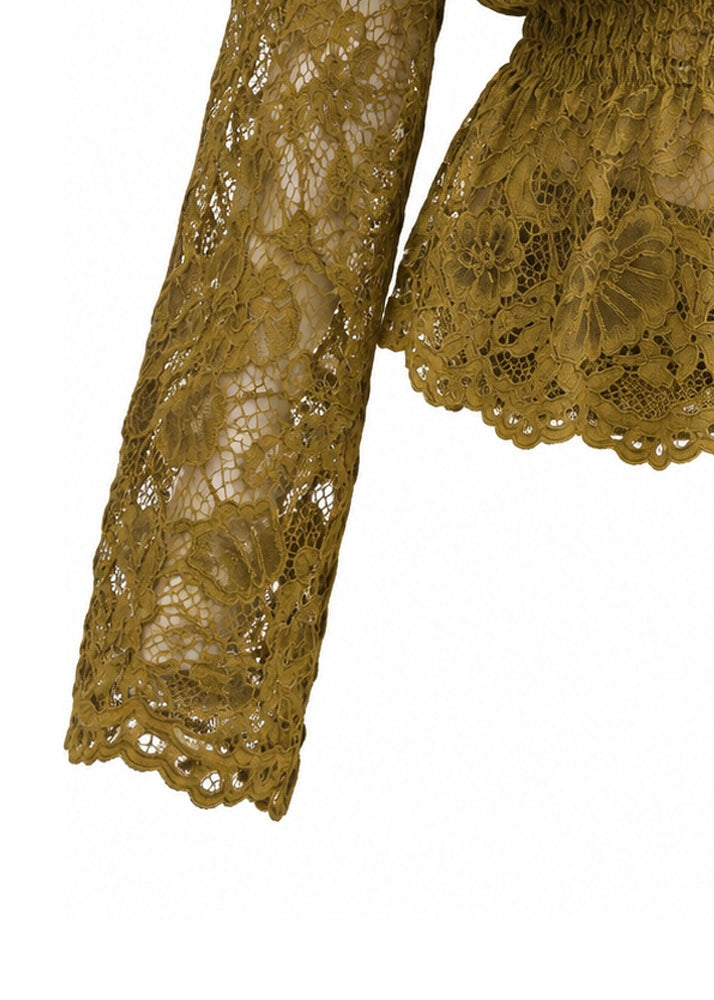 60146WF26 - GIORGIA & J. BLUSA IN PIZZO FLOREALE