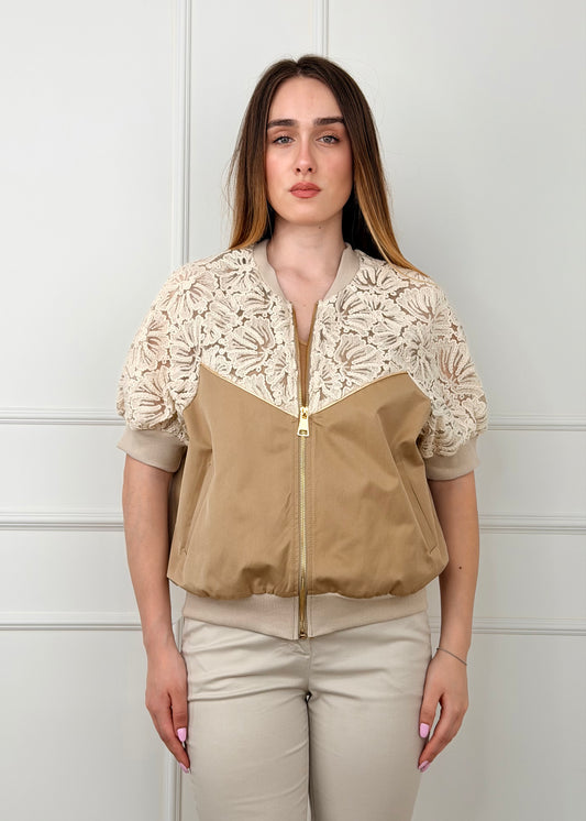F60198 - BOMBER MEZZA MANICA