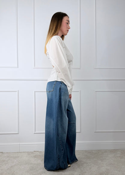 P314J119W671 - TENSIONE IN DENIM SCURO LOUVRE
