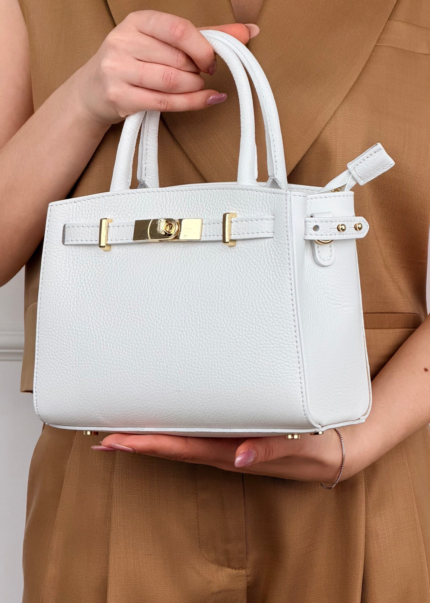 BRS • BORSA GINEVRA VERA PELLE