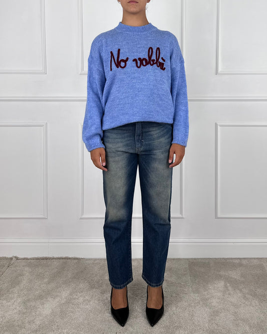 TOMRAYBLU - TENSIONE IN DENIM GAMBA DRITTA