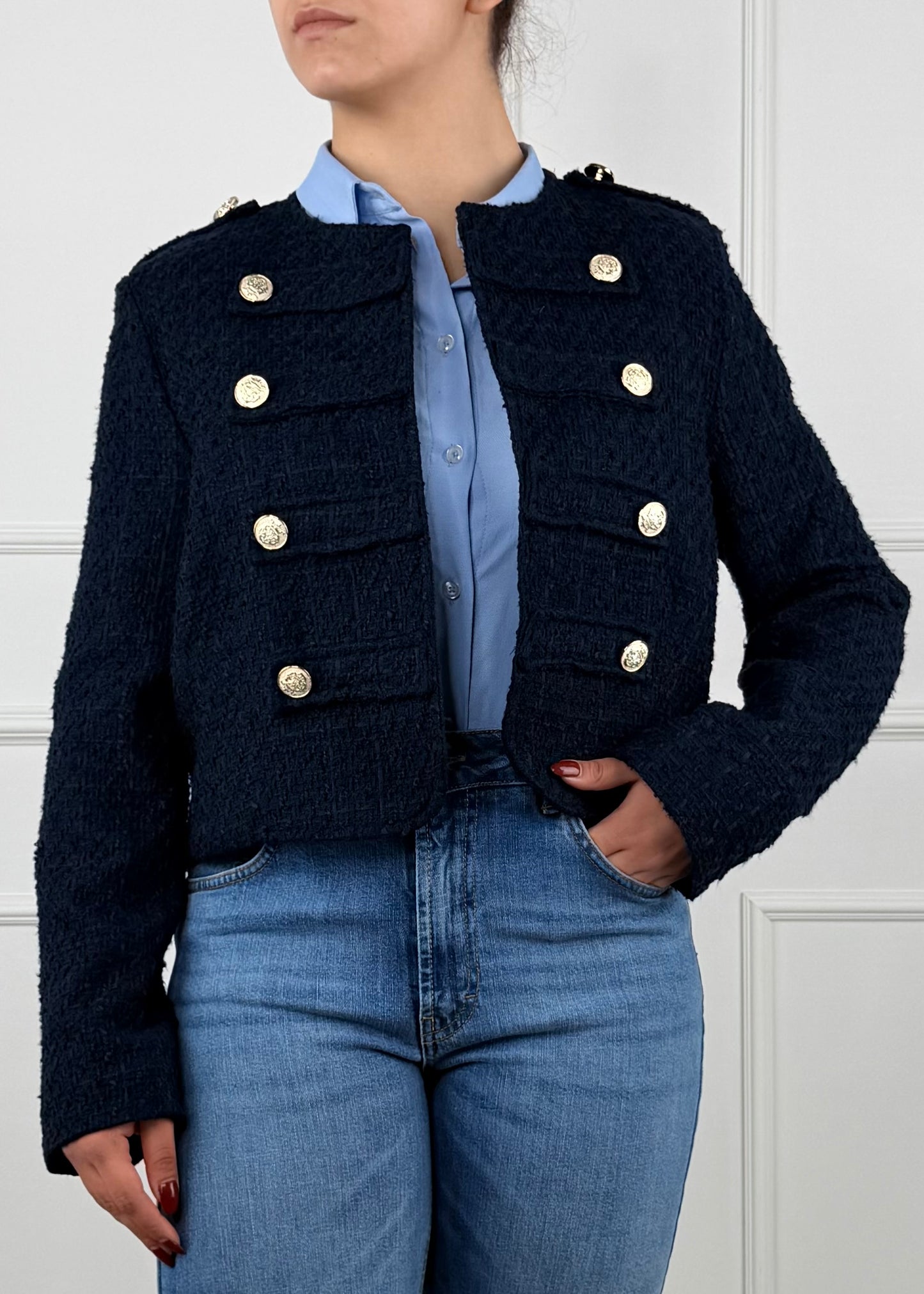 26B3718 - TENSIONE IN GIACCA NAPOLEONE IN BOUCLE